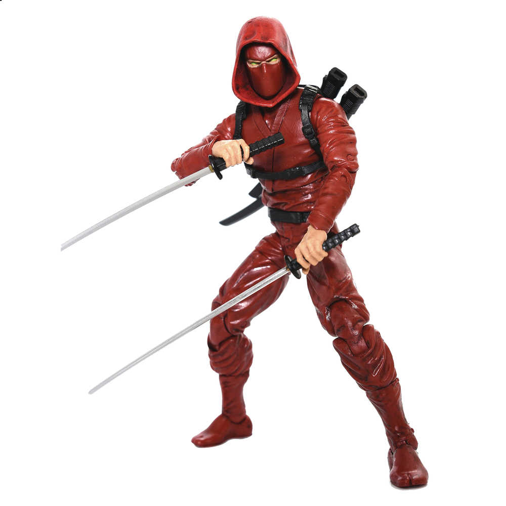 Articulated Icons Clan Of The Crimson Fury Ninja 6 In Action Figure (Net