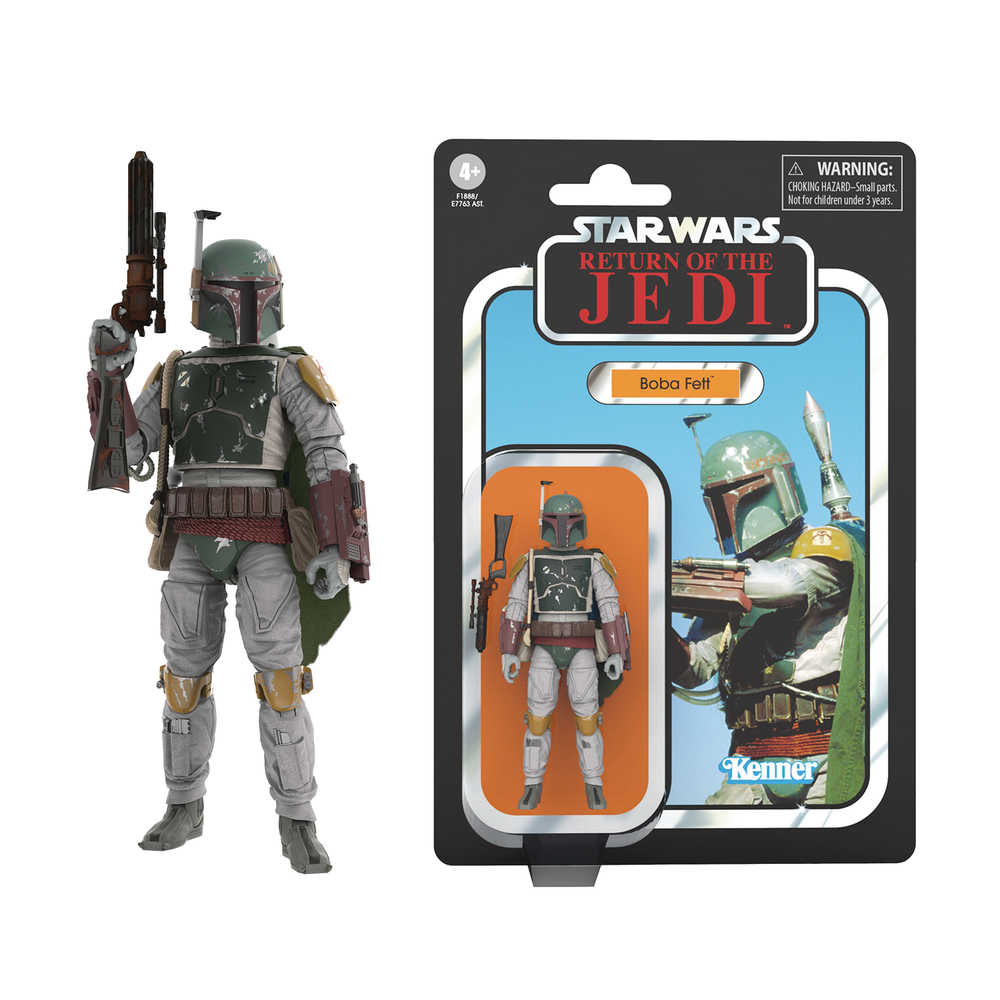 Star Wars E6 Vintage 3 3/4 In Boba Fett Action Figure Case  