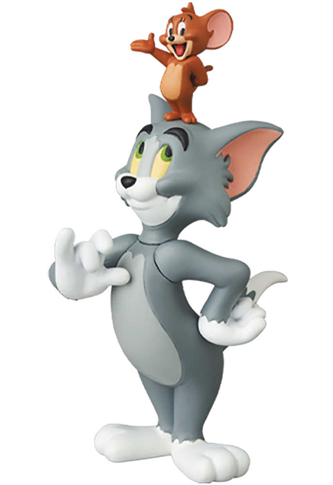 Tom And Jerry Ultra Detail Figure Series Jerry On Toms Head Figure 