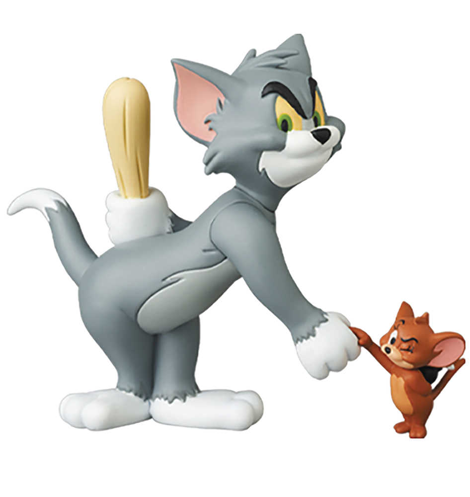 Tom And Jerry Ultra Detail Figure Series Tom W/Club & Jerry W/Bomb Figure 
