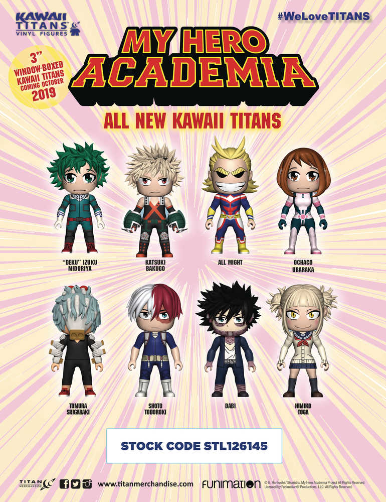 My Hero Academia Titans Mini Figure 18 Pc Window Box Display (Ne
