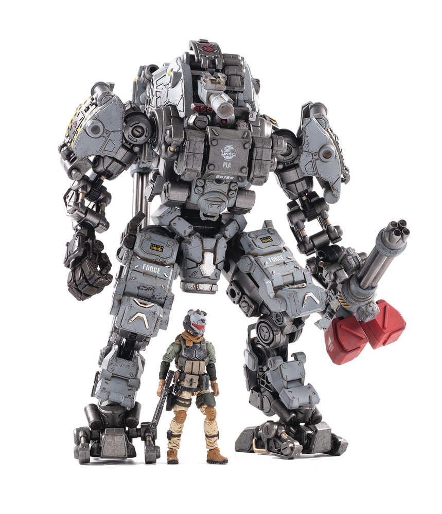 Joy Toy Steel Bone H05 Heavy Firepower Mecha Gray 1/25 Figure (