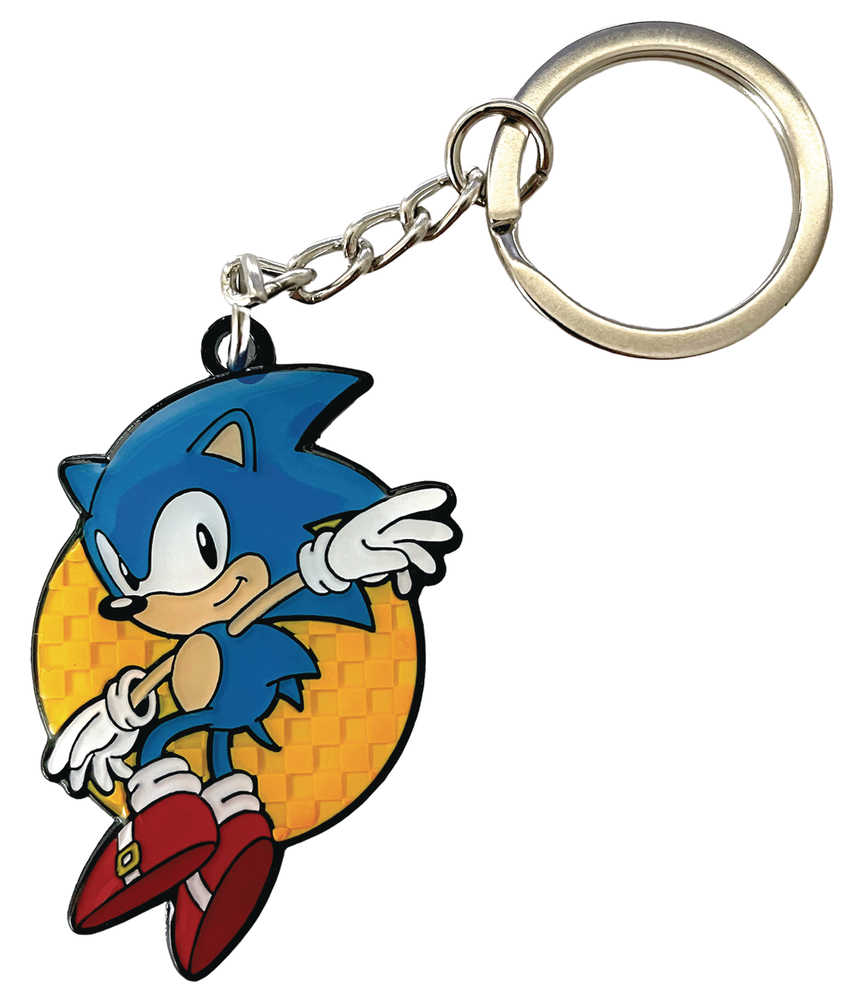 Sonic The Hedgehog Leaping Sonic Keychain 