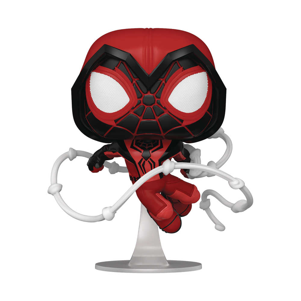 Pop Games Miles Morales Game Miles Morales Crimson Cowl Suit