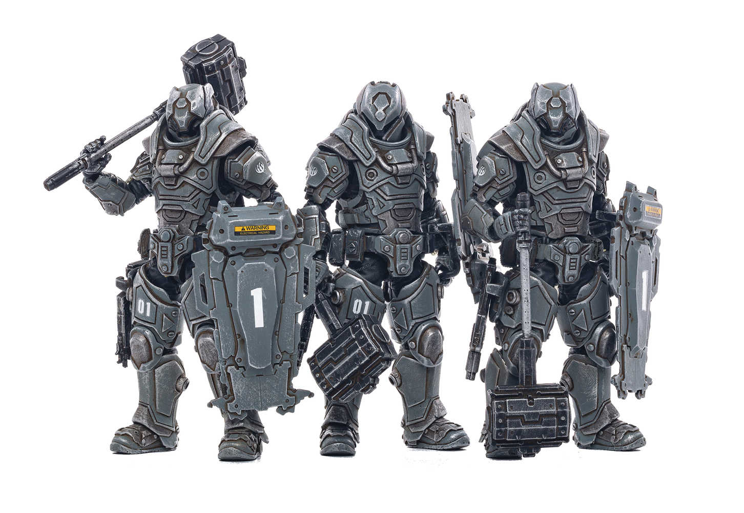 Joy Toy 01 St Interstellar Troop Hammer Of Steel 1/18 Figure 3 Pk