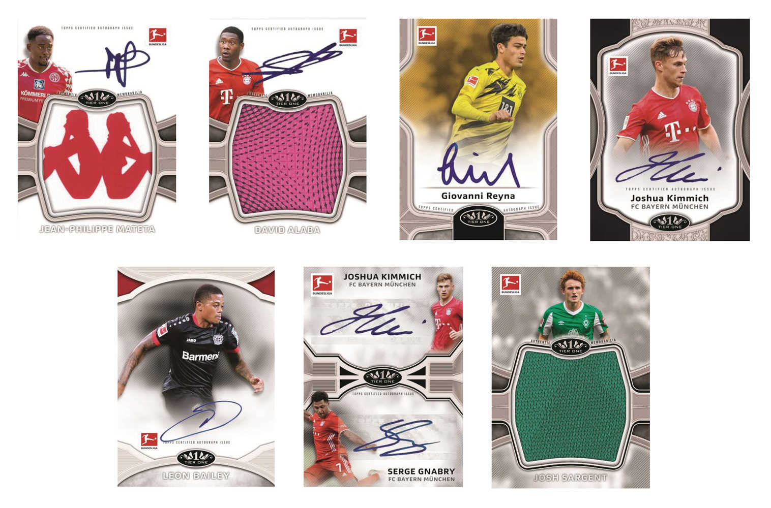 Topps 2021 Tier One Bundesliga Soccer Trading Card Box  