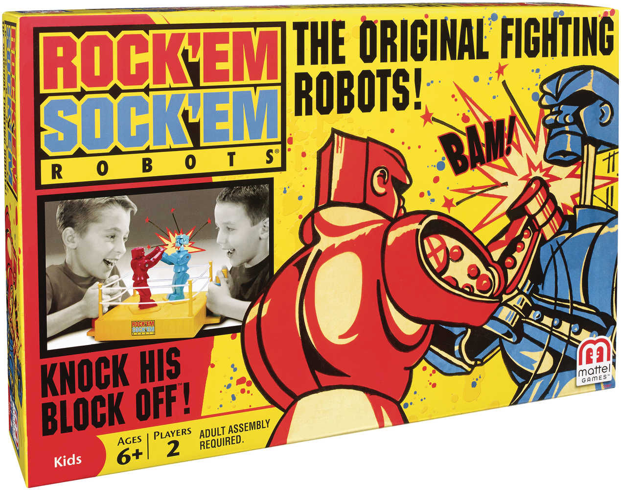 Rock Em Sock Em Robots Board Game  