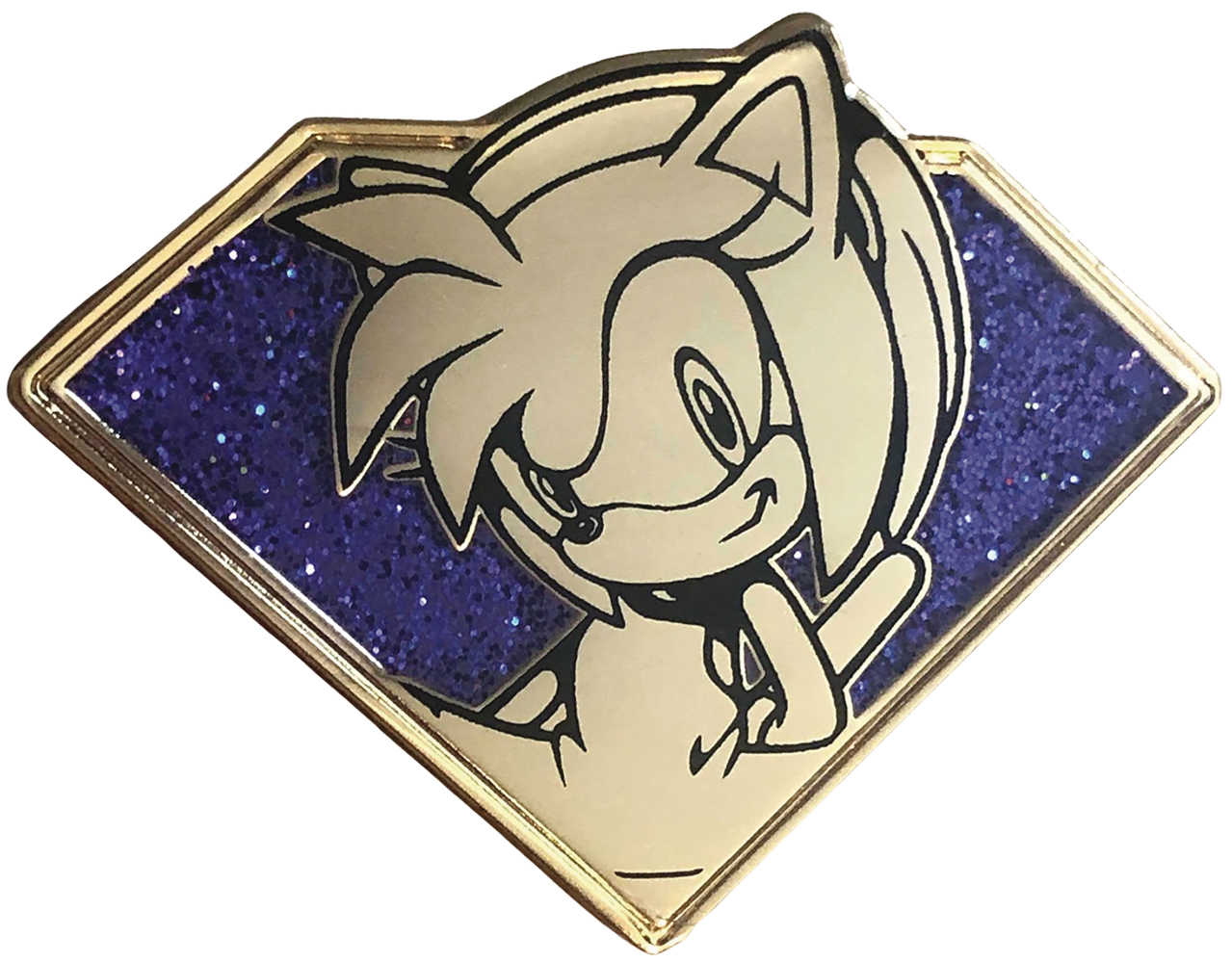 Sonic The Hedgehog Golden Amy Emerald Pin 
