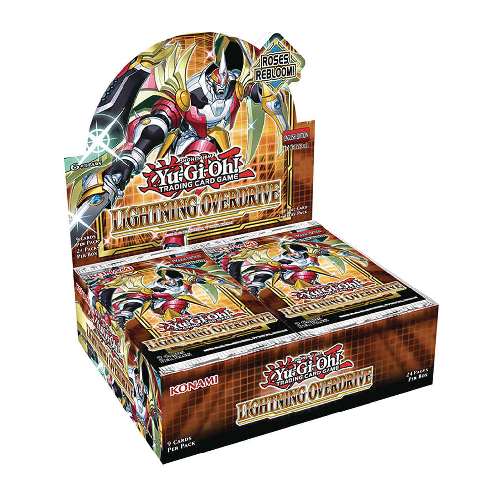 Yu Gi Oh Collectible Card Game Lightning Overdrive Booster Display (24 Ct) 