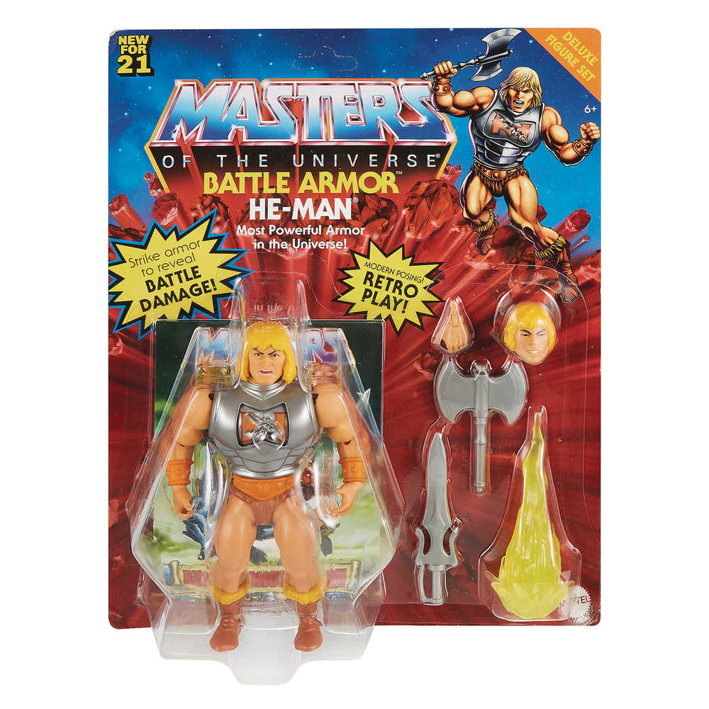Masters of the Universe Origins Deluxe He Man Action Figure Case  