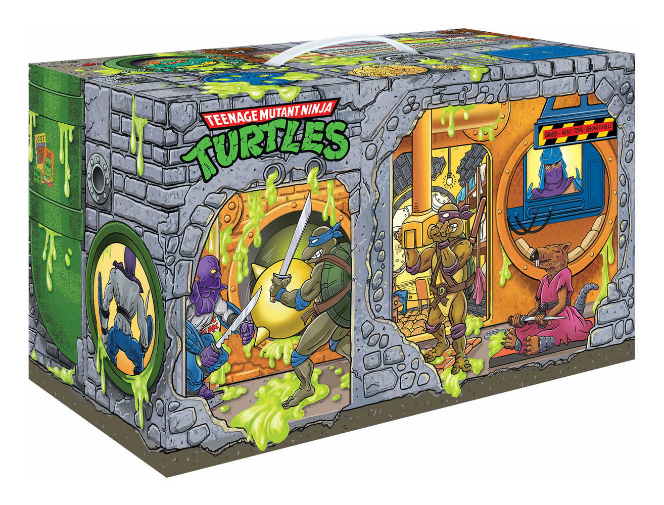 Teenage Mutant Ninja Turtles Retro Rotocast Sewer Lair Previews Exclusive 6 Pc Action Figure Set 