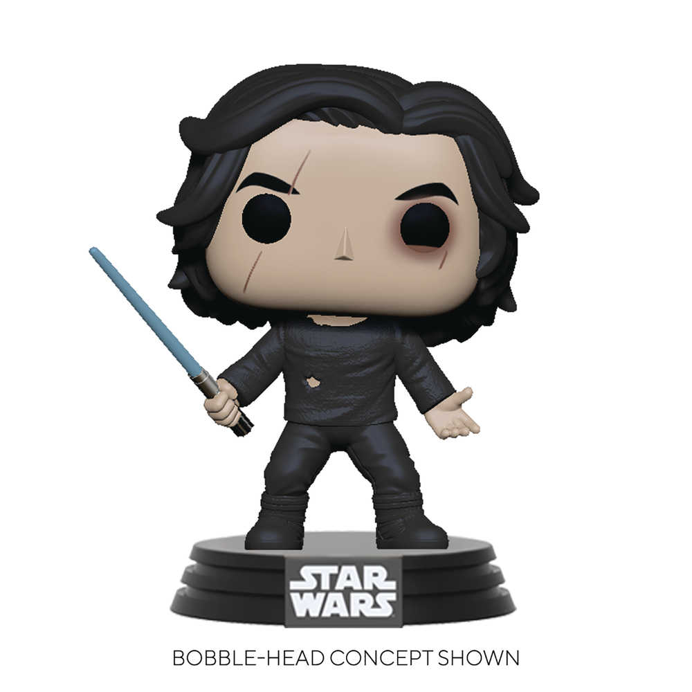 Pop Star Wars Swep9 Ben Solo with Blue Saber Vinyl Figure 