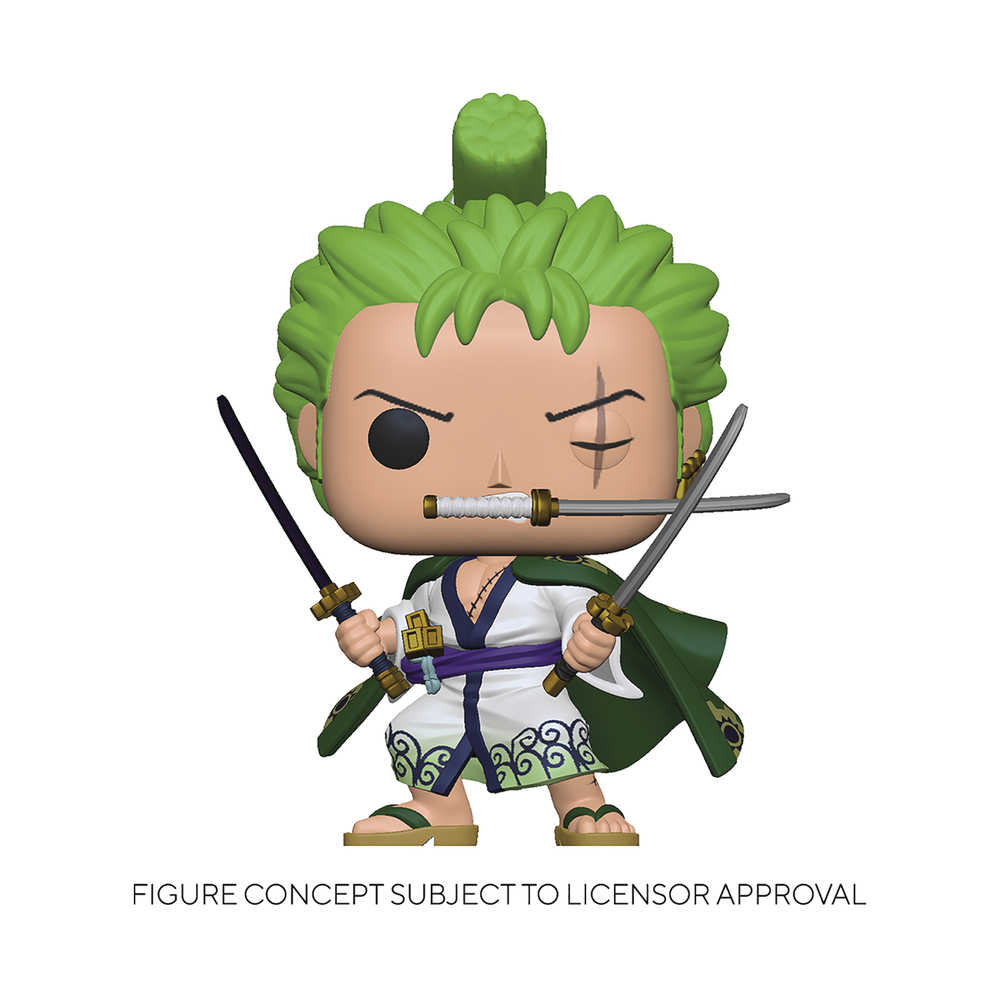 Pop Animation One Piece Roronoa Zoro Vinyl Figure 
