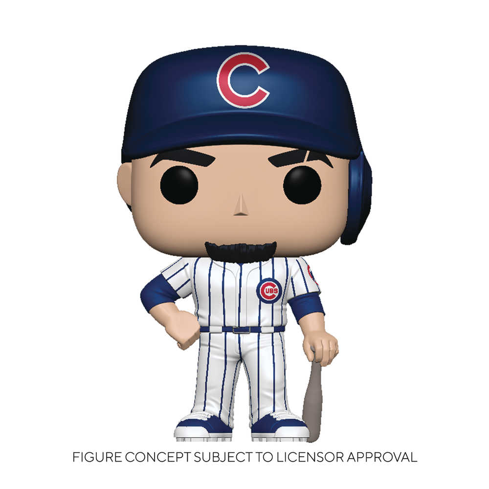Pop Mlb Cubs Javier Baez Home Uniform Vinyl Figure 