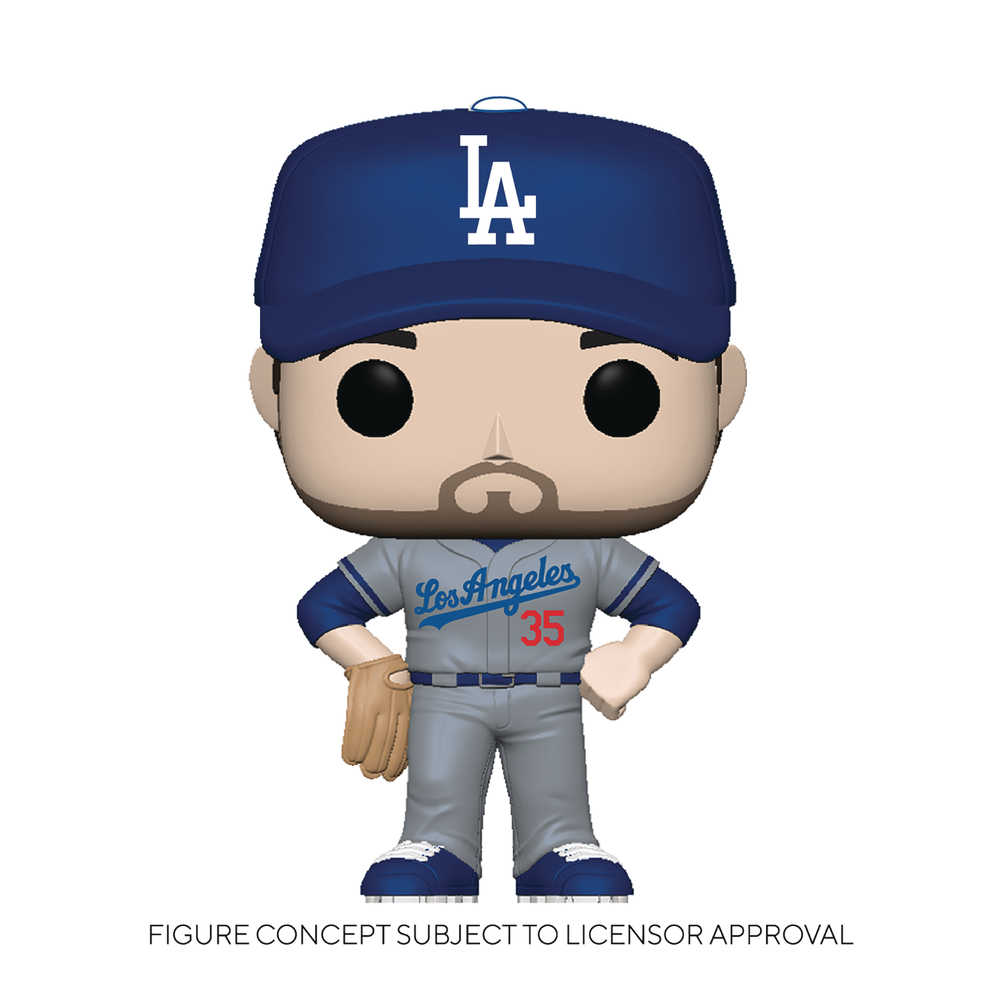 Pop Mlb Dodgers Cody Bellinger Road Uniform Vinyl Figure 