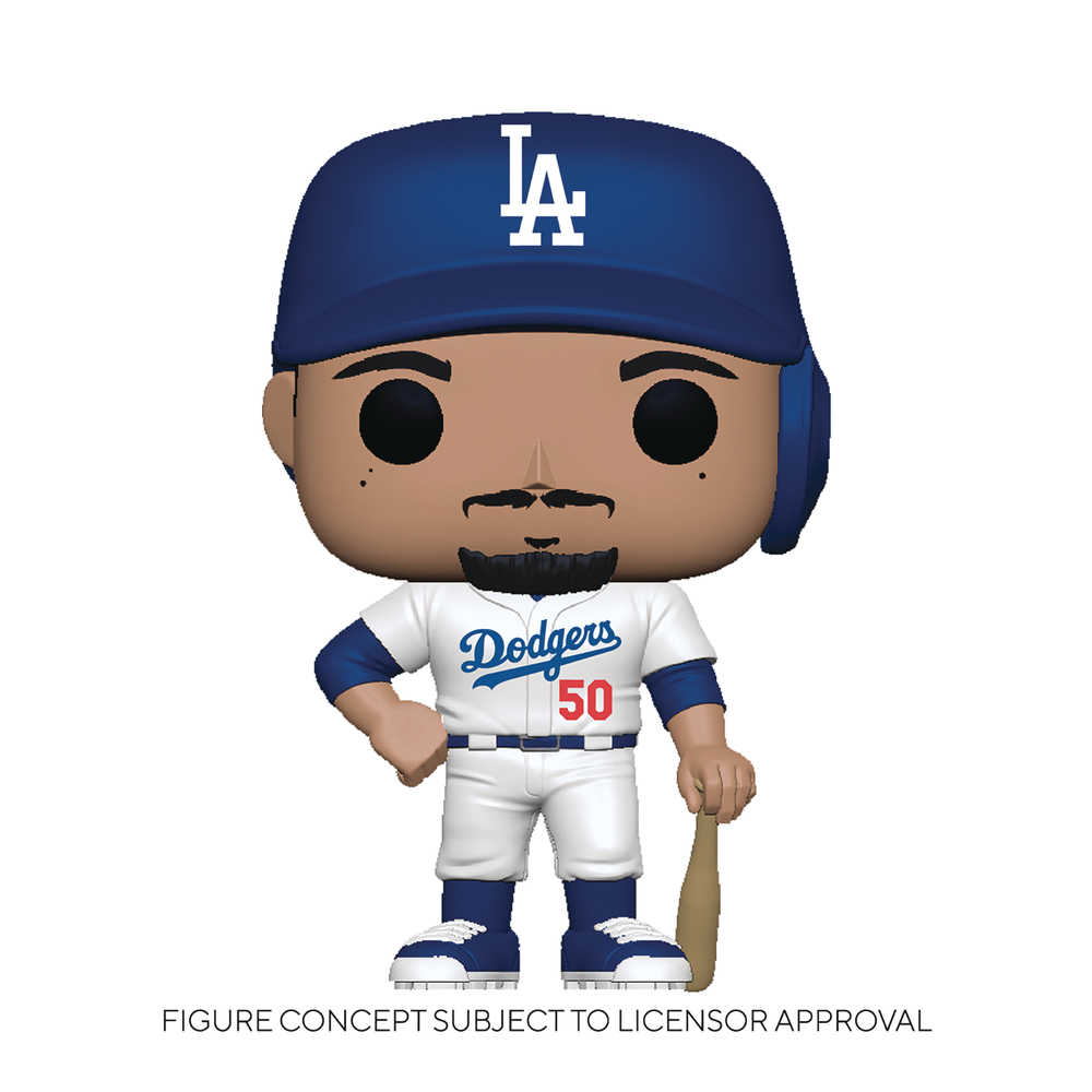 Pop Mlb Dodgers Mookie Betts Home Uniform Vinyl Figure 