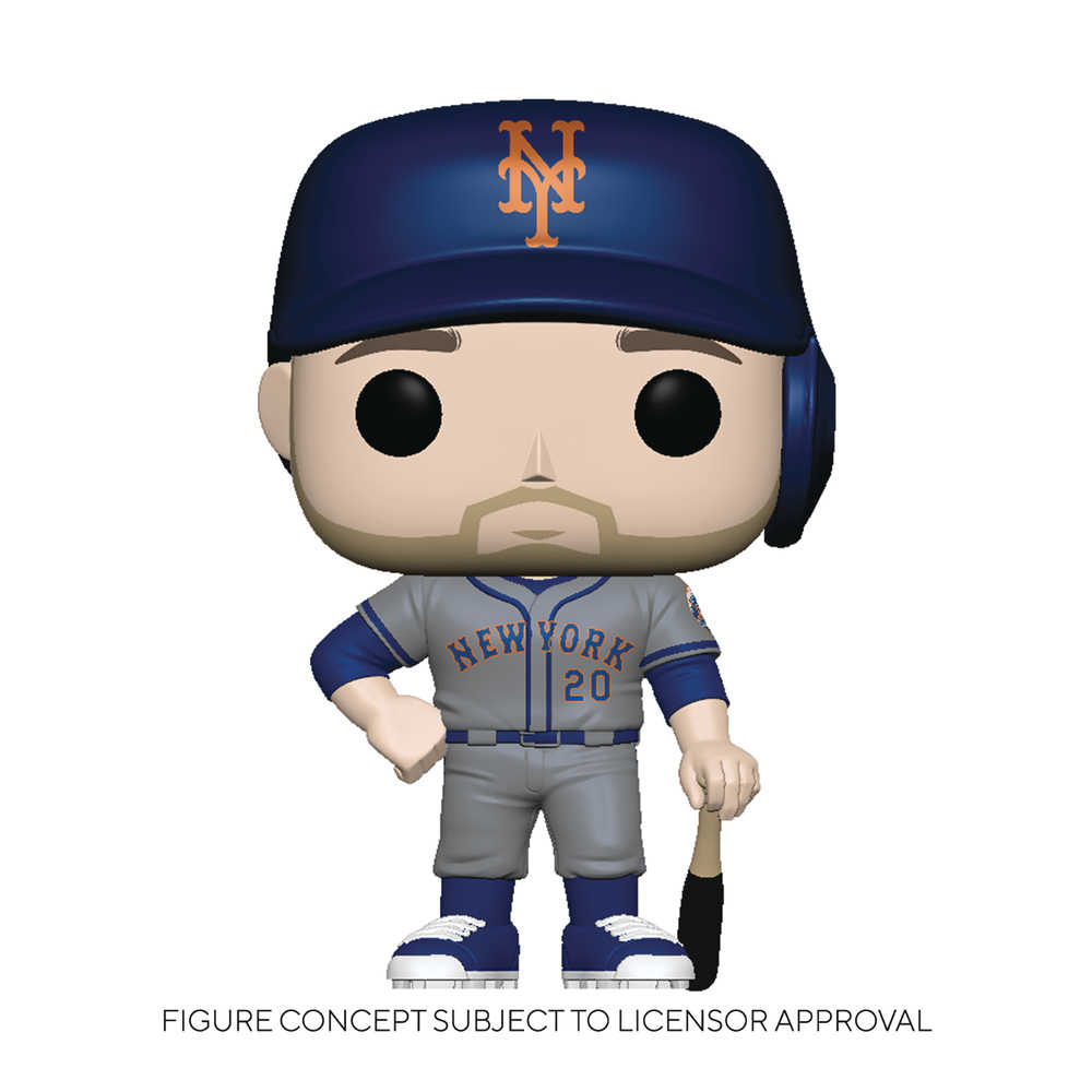 Pop Mlb Mets Pete Alonso Road Uniform Vinyl Figure 