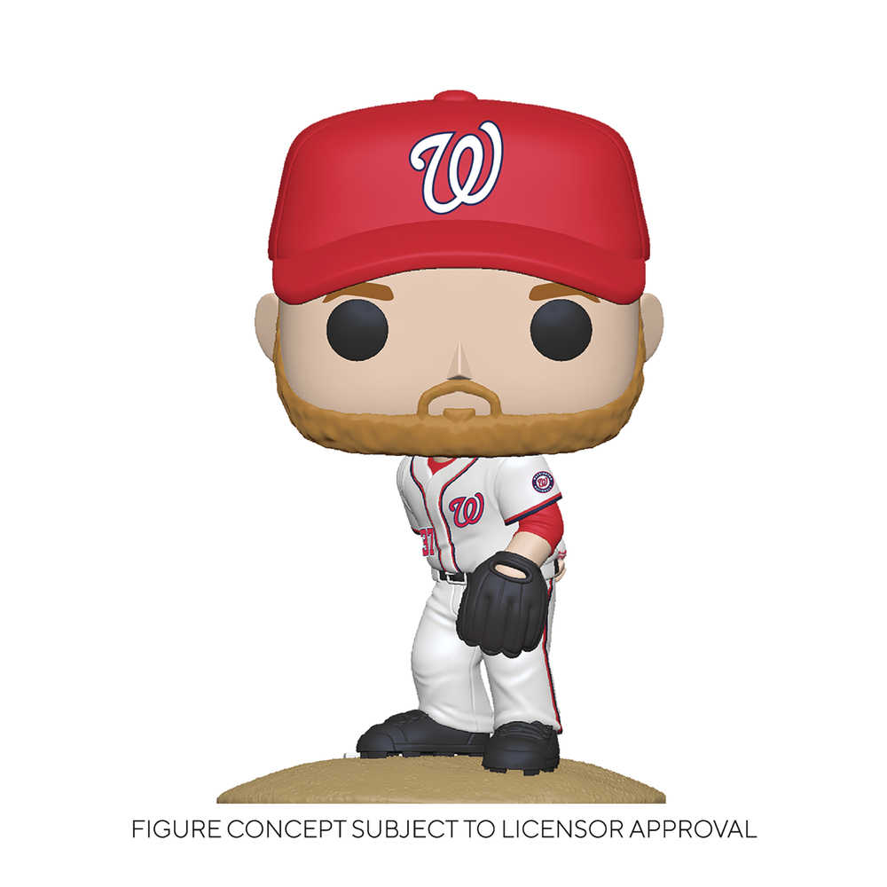 Pop Mlb Nationals Stephen Strasburg Home Uniform Vinyl Figure (