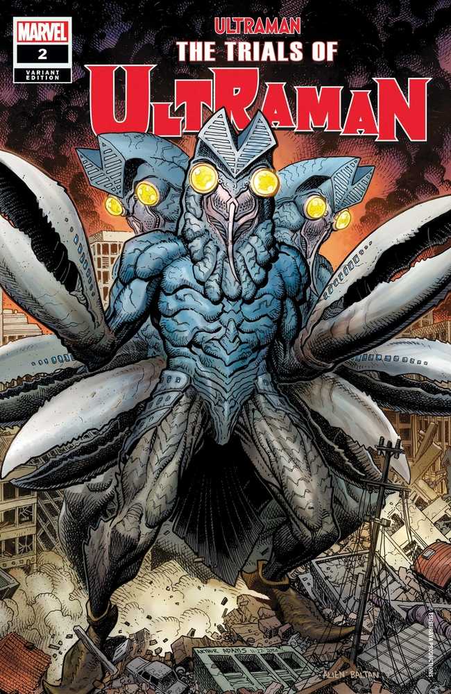 Trials Of Ultraman #2 (Of 5) Art Adams Kaiju Variant