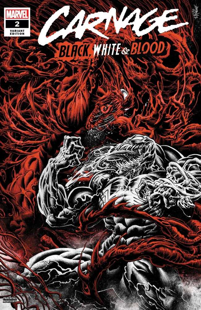 Carnage Black White And Blood#2 (Of 4) Hotz Variant