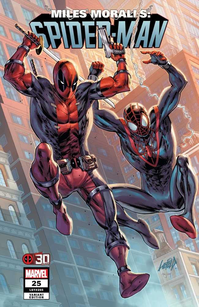 Miles Morales Spider-Man #25 Liefeld Deadpool 30 Th Variant