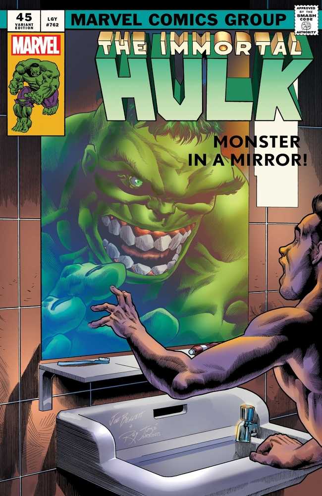 Immortal Hulk #45 Bennett Homage Variant