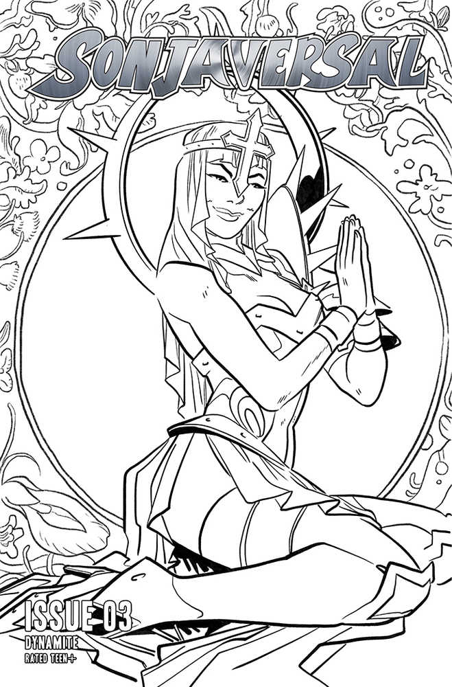 Sonjaversal #3 30 Copy Henderson Black & White Variant Edition