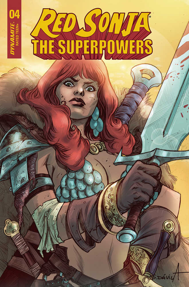 Red Sonja The Superpowers #4 Cover G Davila