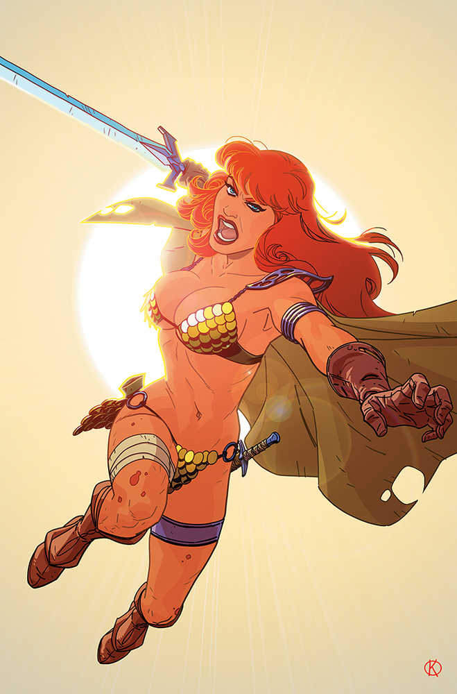 Red Sonja The Superpowers #4 25 Copy Kano Full Art Variant Edition