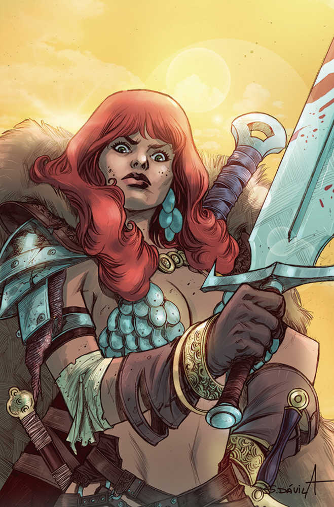Red Sonja The Superpowers #4 25 Copy Davila Full Art Variant Edition