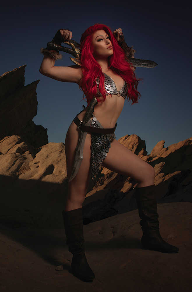 Red Sonja The Superpowers #4 35 Copy Cosplay Full Art Variant Edition