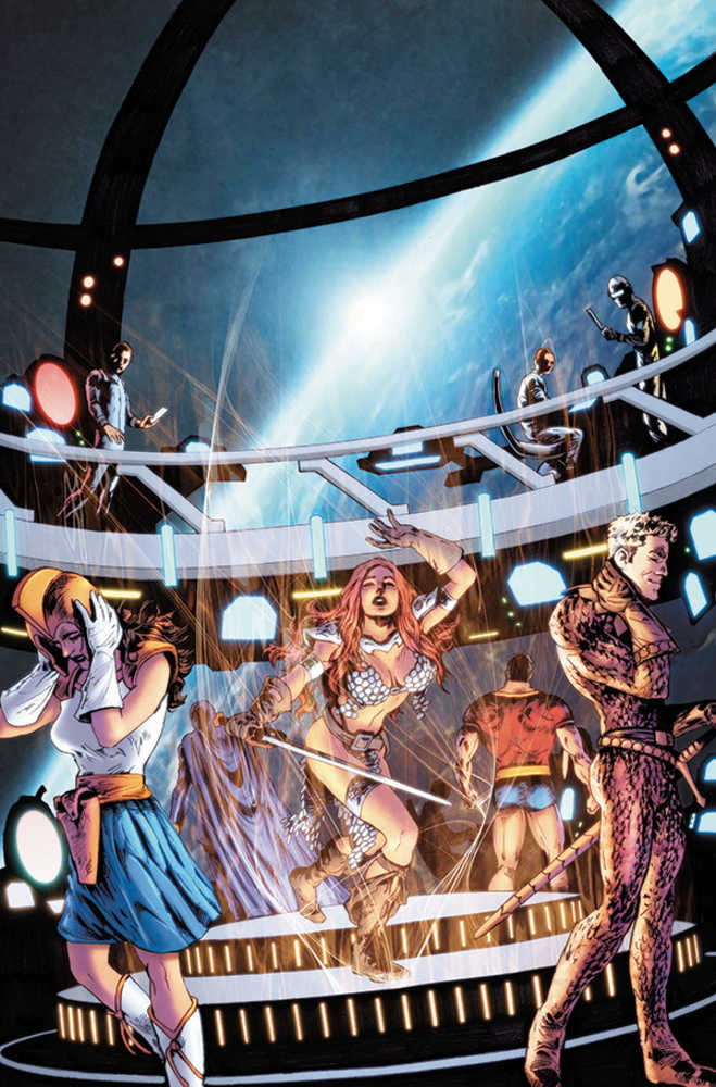 Red Sonja The Superpowers #4 Lau Limited Full Art Cover