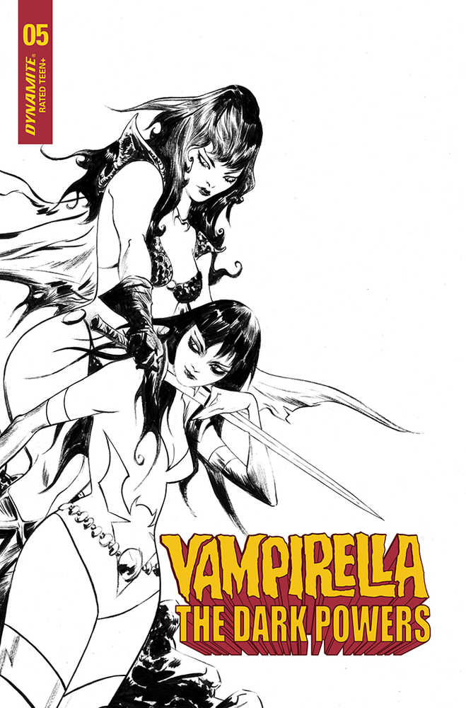 Vampirella Dark Powers #5 40 Copy Lee Black & White Variant Edition