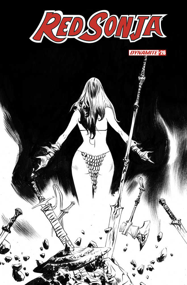 Red Sonja #26 30 Copy Lee Black & White Variant Edition