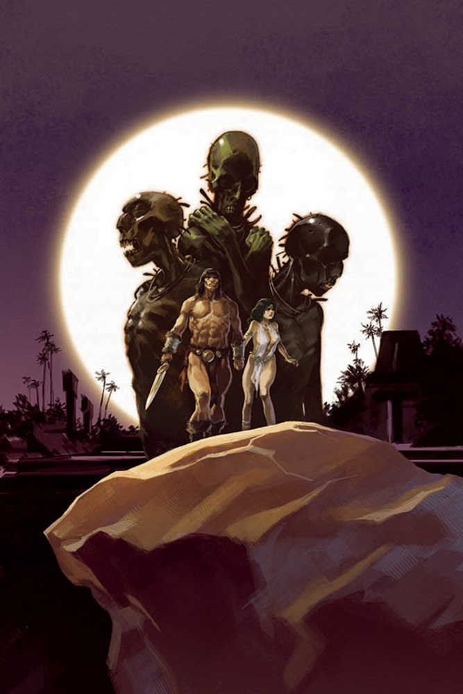 Cimmerian Iron Shadows In Moon #1 Cover B Augustin (Mature)