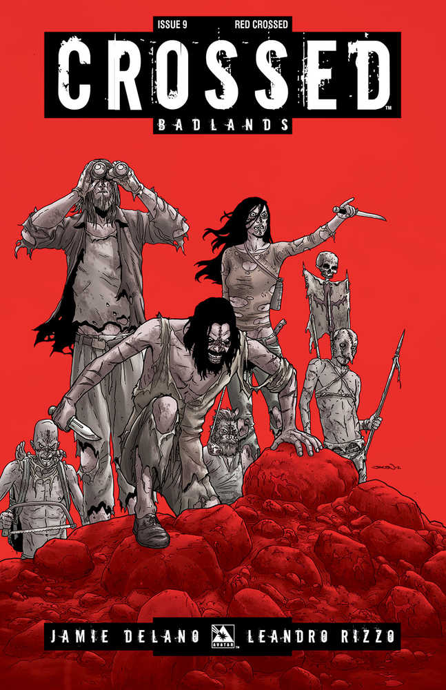 Crossed Badlands #9 Red Crossed Variant (Mature) 