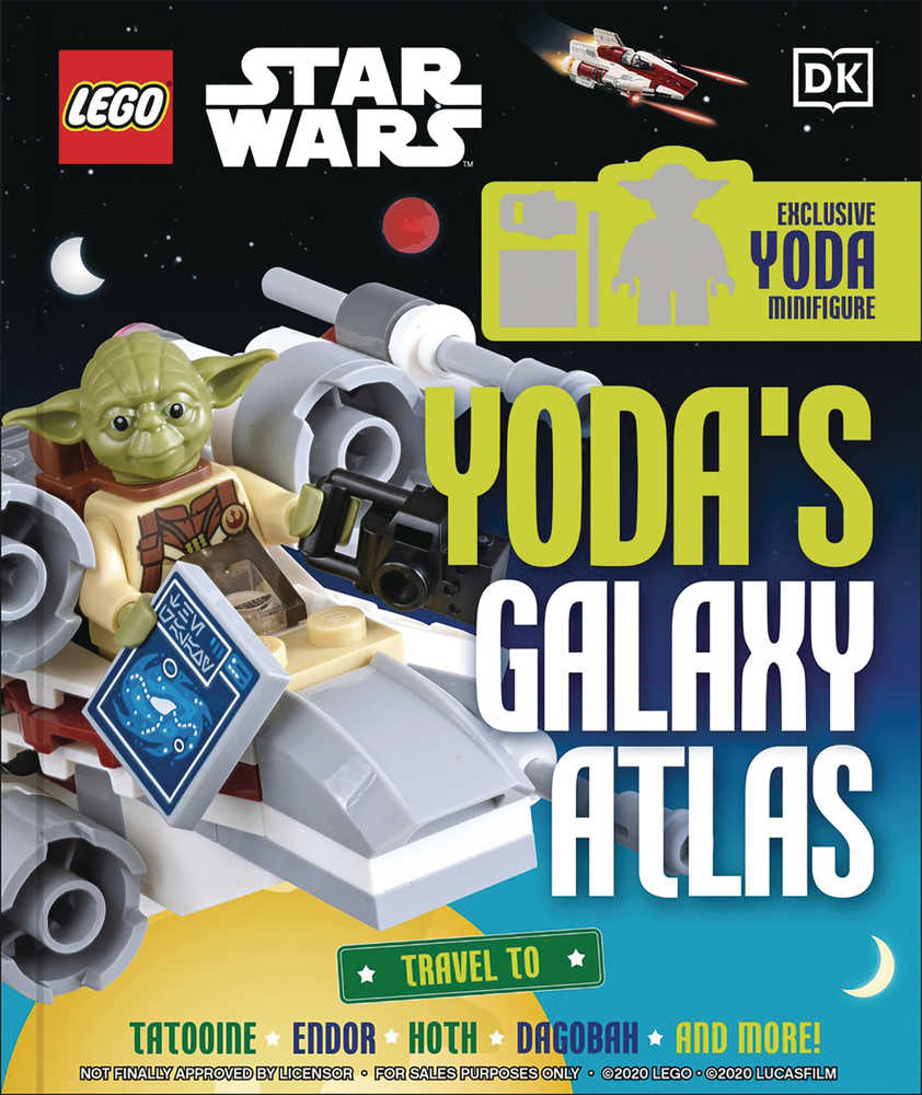 Lego Star Wars Yodas Galaxy Atlas Hardcover W Minifigure 