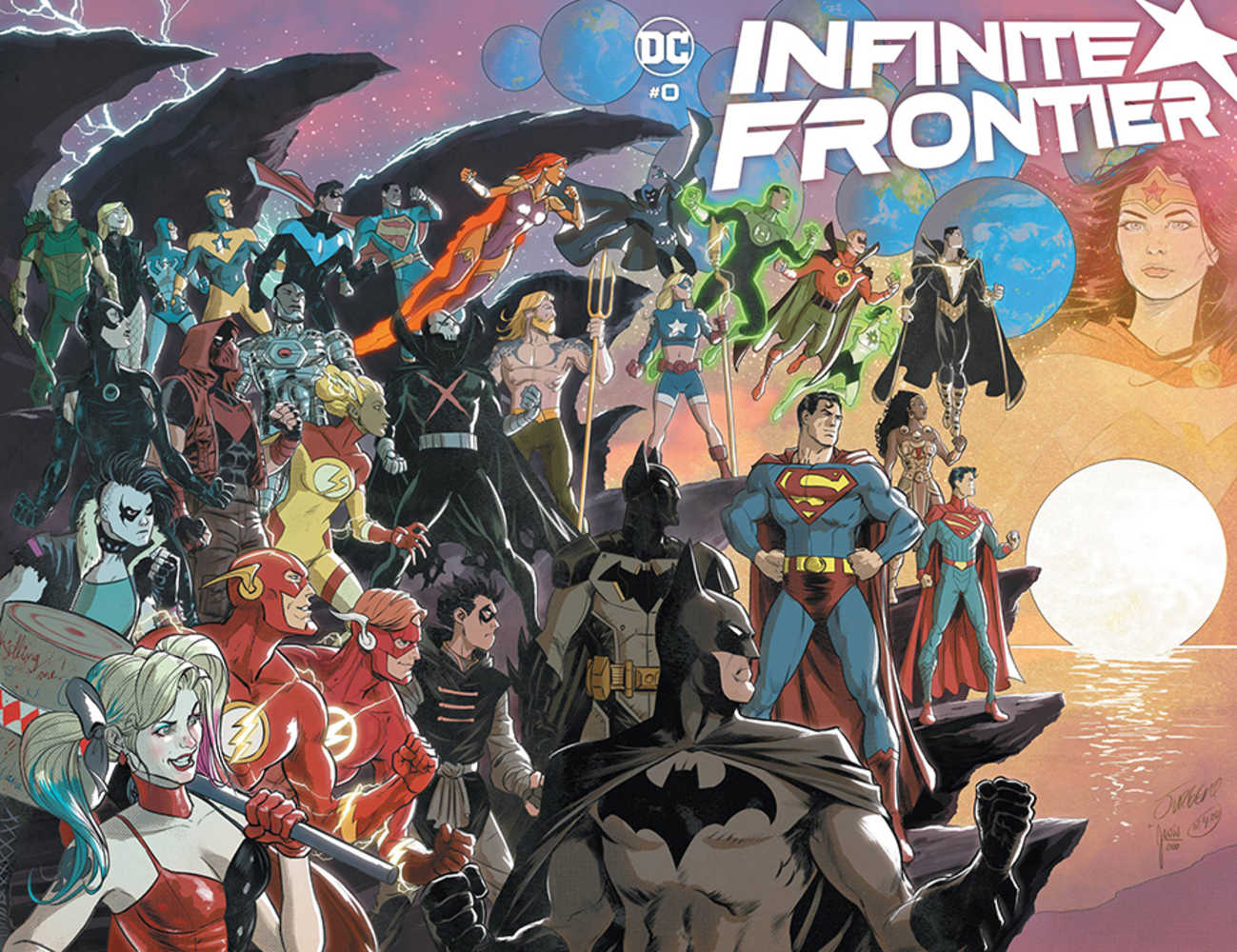 Df Infinite Frontier #1 Johns Signed 