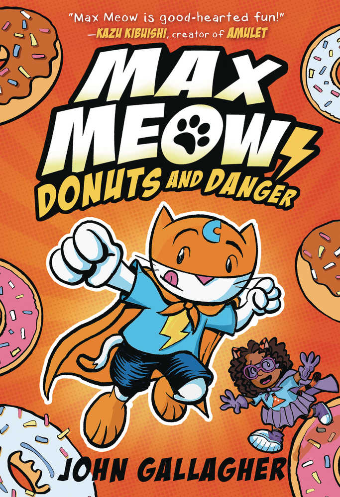 Max Meow Cat Crusader Graphic Novel Volume 02 Donuts And Danger 