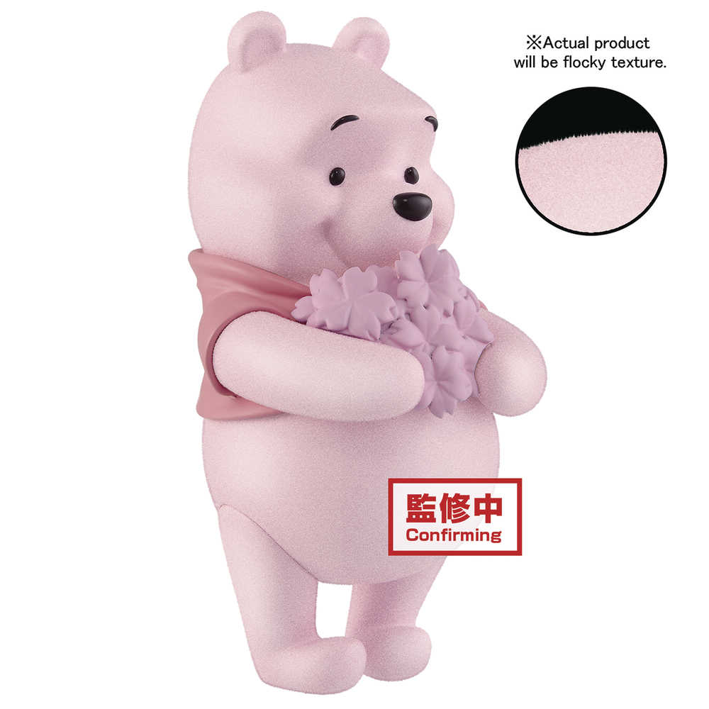 Disney Char Fluffy Puffy Winnie The Pooh Cherry Blossoms Figure