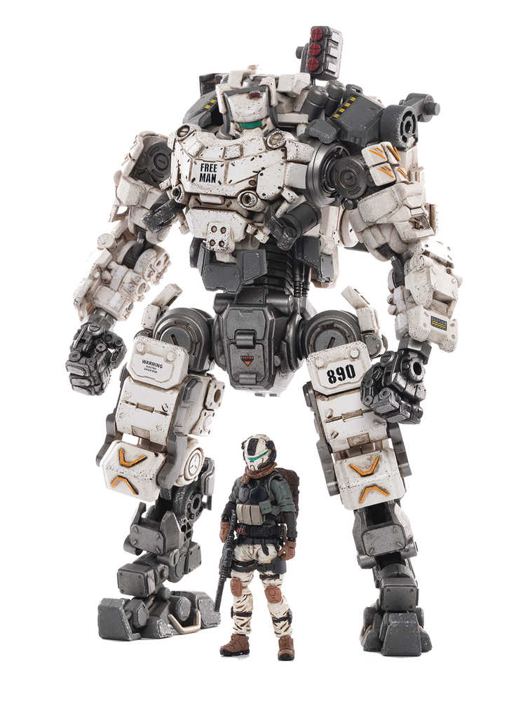 Joy Toy Steel Bone Classic Armor Mecha White 1/25 Figure 