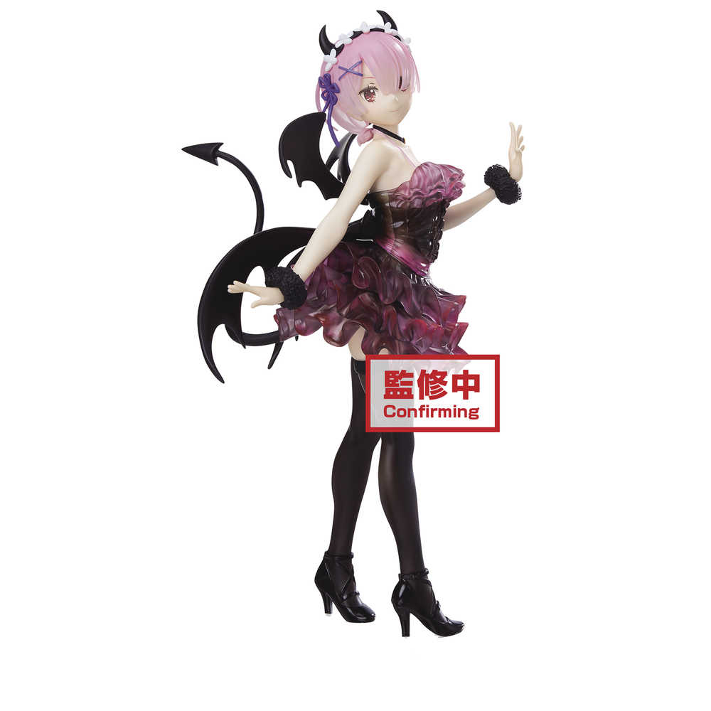 Re Zero Starting Life World Clear & Dressy Ram Espresto Figure