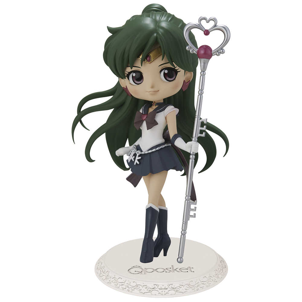 Sailor Moon Eternal Q Posket Super Sailor Pluto Figure Ver 2 (C