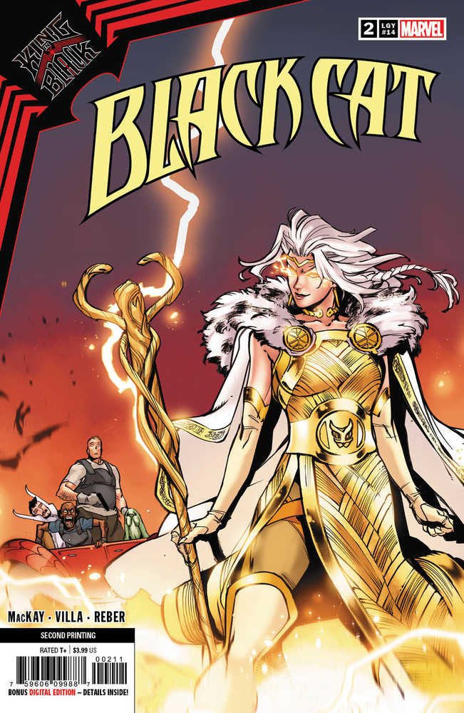 Black Cat #2 2 Nd Printing Variant Kib