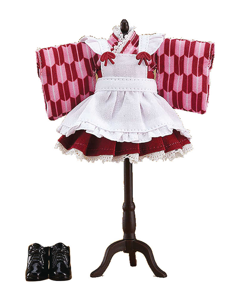 Nendoroid Doll Outfit Set Japanese Style Maid Pink Ver 