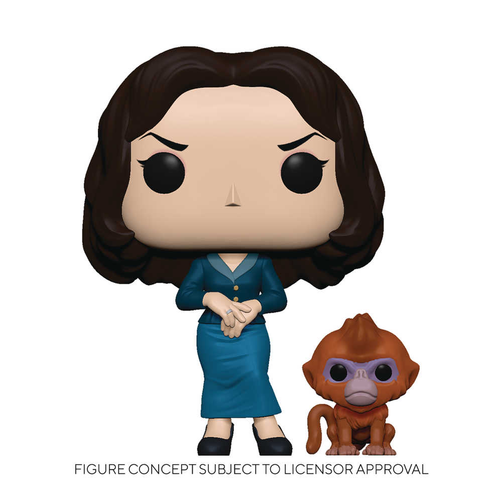 Pop & Buddy His Dark Materials Mrs Coulter with Daemon Vinyl Figure