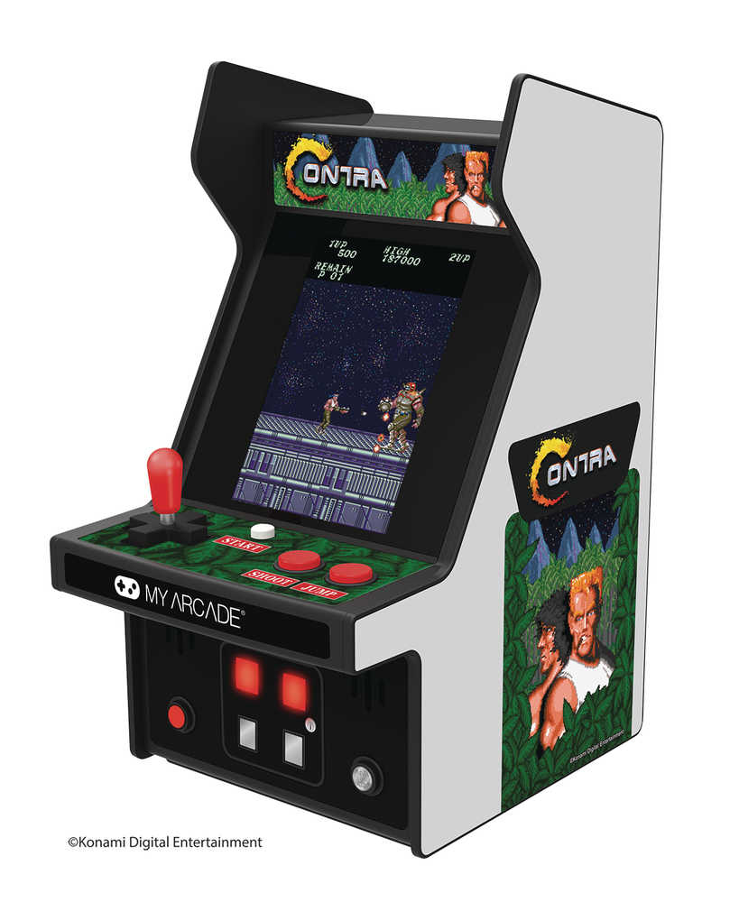 Retro Contra 6.75 In Micro Arcade Player  