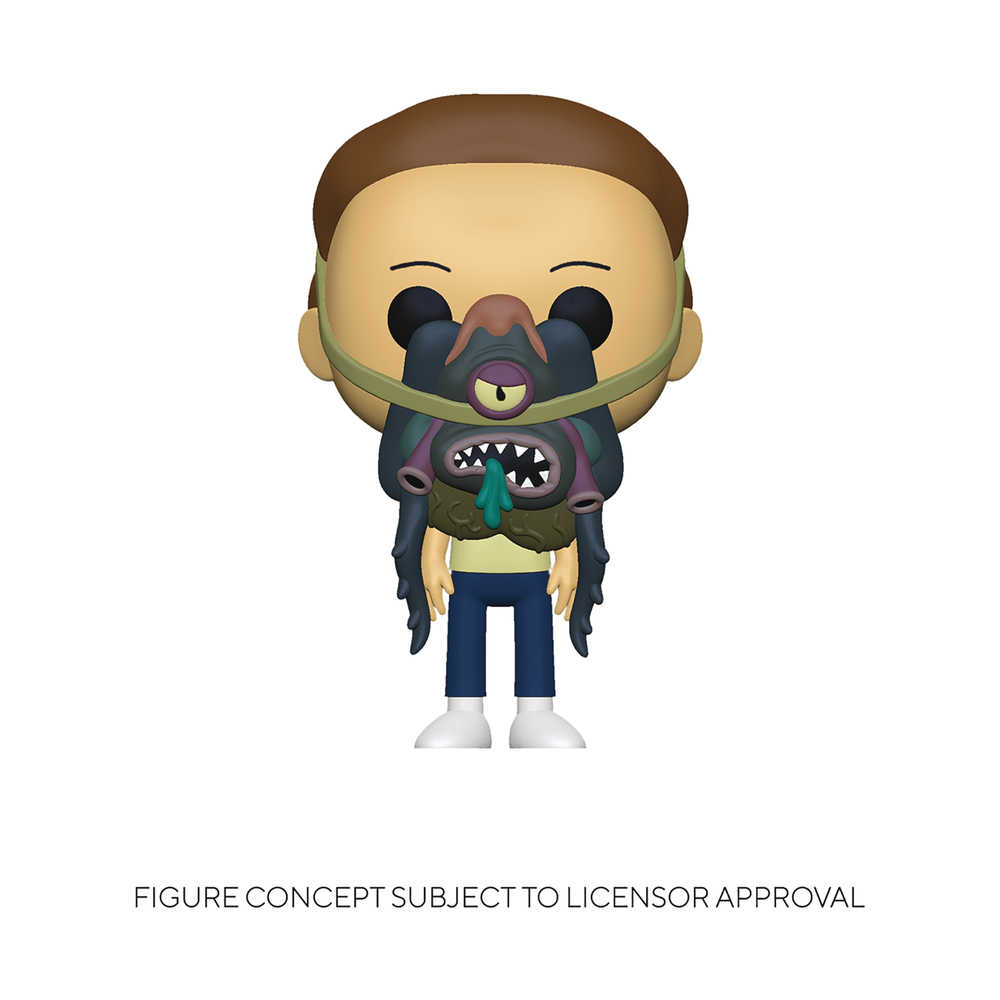Pop Animation Rick & Morty Morty with Glorzo Vinyl Figure 