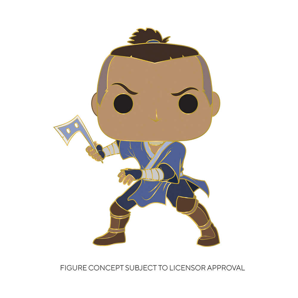 Pop Sokka Large Enamel Pin Jh 