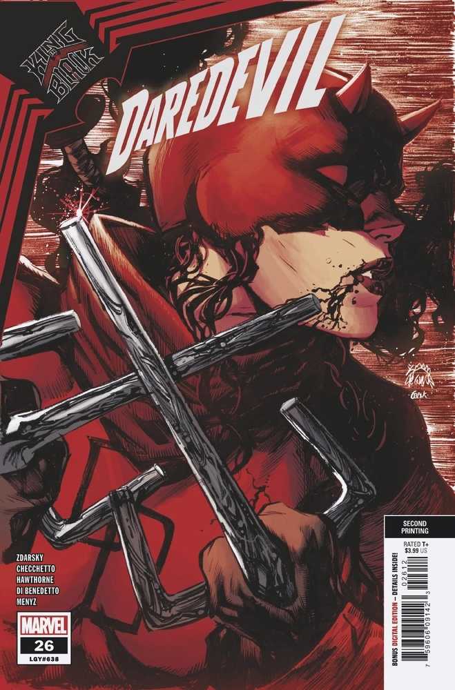 Daredevil #26 2 Nd Printing Variant Kib